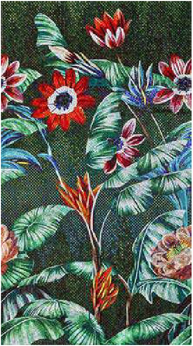 SICIS WONDERFUL JUNGLE CHARM 150x270 cm (реплика)