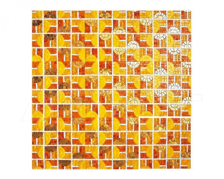 Glass 3 Sicis Artistic Orange N02 29,6х29,6 см. (реплика)