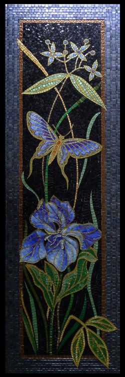 BUTTERFLY & FLOWER  ART NOUVEAU (70х220 см)