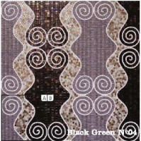 Glass 3 Sicis Artistic Black Green N04 29,6х29,6 см. (реплика)