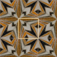 Glass 3 Sicis Artistic Brown N06 29,6х29,6 см. (реплика)