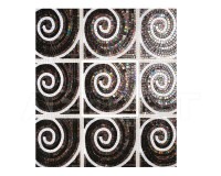 Glass 3 Sicis Artistic Brown N07 29,6х29,6 см. (реплика)