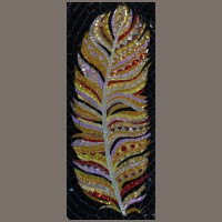 Magic feathers 03 (19х45,5 см)