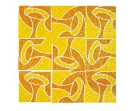 Glass 3 Sicis Artistic Orange N01 29,6х29,6 см. (реплика)