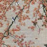 SICIS JAKUCHU BIRDS ON RED MAPLES 135x240 cm (реплика)