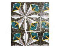 Glass 3 Sicis Artistic Petrol N05 29,6х29,6 см. (реплика)