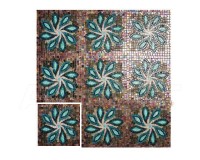 Glass 3 Sicis Artistic Petrol N09 29,6х29,6 см. (реплика) 