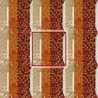 Glass 3 Sicis Artistic Red N01 29,6х29,6 см. (реплика)