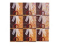 Glass 3 Sicis Artistic Red N02 29,6х29,6 см. (реплика)