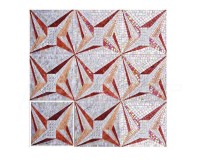 Glass 3 Sicis Artistic Red N07 29,6х29,6 см. (реплика)