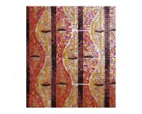 Glass 3 Sicis Artistic Red N09 29,6х29,6 см. (реплика)
