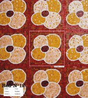 Glass 3 Sicis Artistic Red N12 29,6х29,6 см. (реплика) 