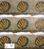 Glass 3 Sicis Artistic Sea Blue N03 29,6х29,6 см. (реплика)