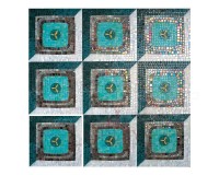 Glass 3 Sicis Artistic Sea Blue N06 29,6х29,6 см. (реплика)