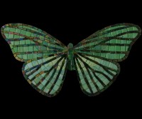 BUTTERFLY DECO  01G 40х20 cm 
