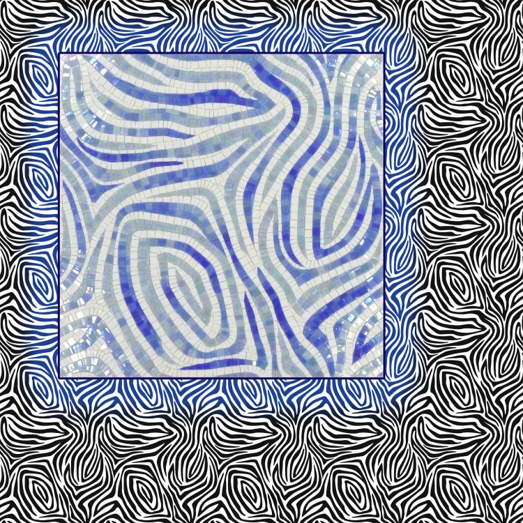 Zebra - u  (размер элемента 65,5х65,5 см)