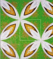 Glass 3 Sicis Artistic Green N08 29,6х29,6 см. (реплика) 