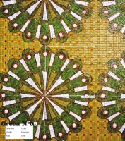 Glass 3 Sicis Artistic Green N09 29,6х29,6 см. (реплика)