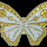 BUTTERFLY DECO  07 GW 24х17 cm