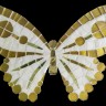 BUTTERFLY DECO  07 GW 24х17 cm