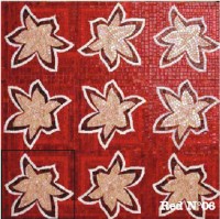 Glass 3 Sicis Artistic Red N06 29,6х29,6 см. (реплика)